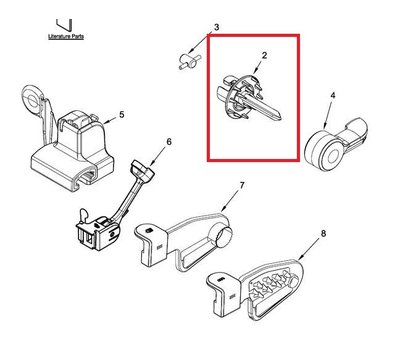 KitchenAid prikker voor Spiralizer W11032781