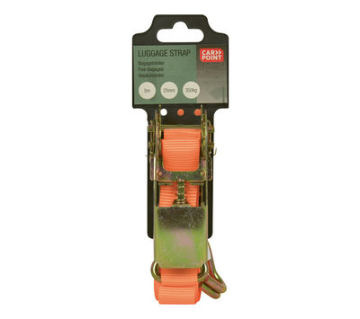 Carpoint spanband met ratel en haken 5m  25mm 0928031
