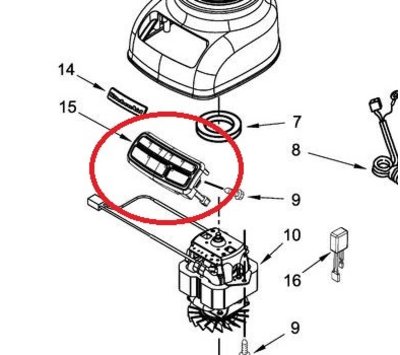 KitchenAid toetsenbord van blender W10917553