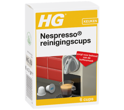 HG reinigingscups voor Nespresso koffiemachine 678000103