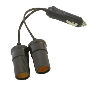 Carpoint  2-Weg Steker 2x12/24V 5A 0523423