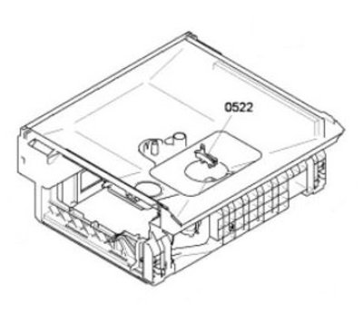 Bosch afdekking van vaatwasser 00600949