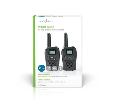 Nedis walkietalkie set WLTK1000BK