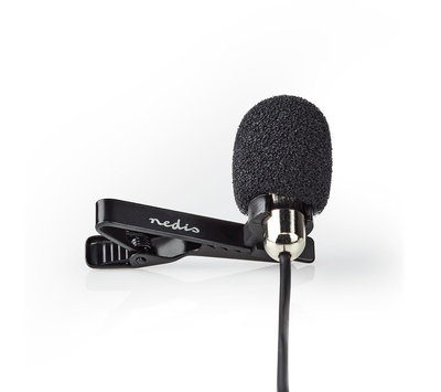 Microfoon 3.5 mm clip-on MICCJ105BK