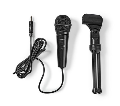 Nedis microfoon 3,5 mm jack MICTJ100BK