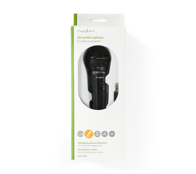 Nedis microfoon 3,5 mm jack MICTJ100BK