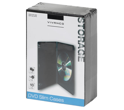 Vivanco DVD doosje slim case 10 stuks