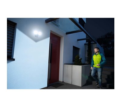 Brennenstuhl schijnwerper LED WIFI duo spot met infrarood bewegingsmelder WF2050