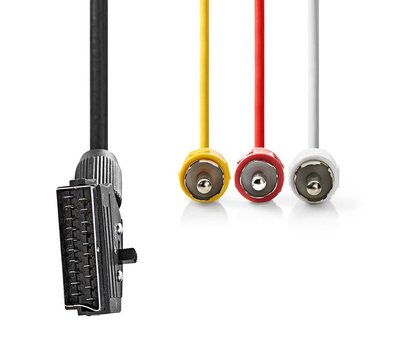 Scart naar tulp kabel 1m CVGL31130BK20