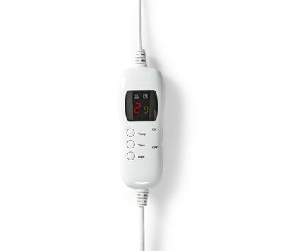 Nedis elektrische bovendeken 2 persoons PEBL150CGY