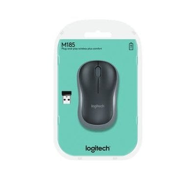 Logitech draadloze optische muis M185 910-002238 grijs