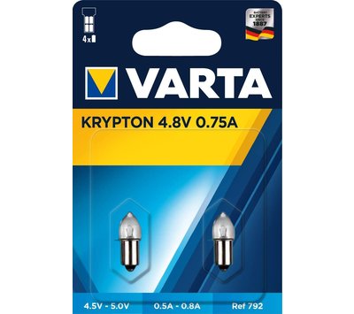 Varta lampjes Krypton 4.8V 0.75A 792000402