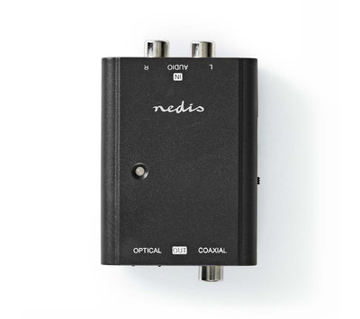 RCA stereo naar RCA (S/PDIF)+Toslink ACON2508BK