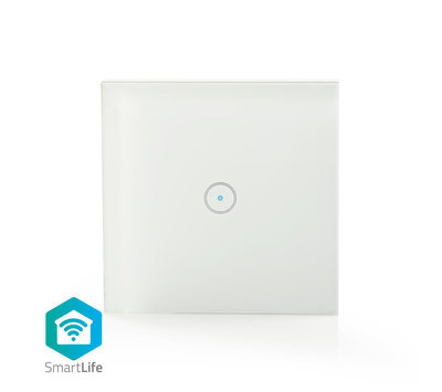 Nedis SmartLife wandschakelaar enkel WIFIWS10WT