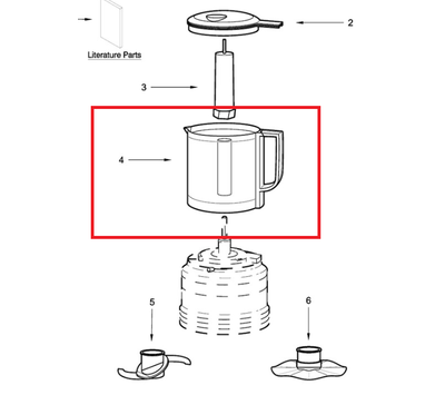 Kitchenaid mengkom van keukenmachine W11311697