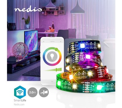 Nedis SmartLife meerkleuren LED-strip BTLS20RGBW