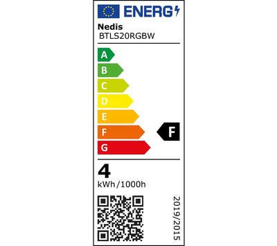 Nedis SmartLife meerkleuren LED-strip BTLS20RGBW