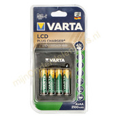 Varta Varta batterijlader incl. 4  AA-batterijen 2100 mAh