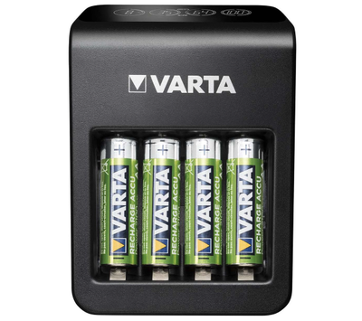 Varta batterijlader incl. 4  AA-batterijen 2100 mAh