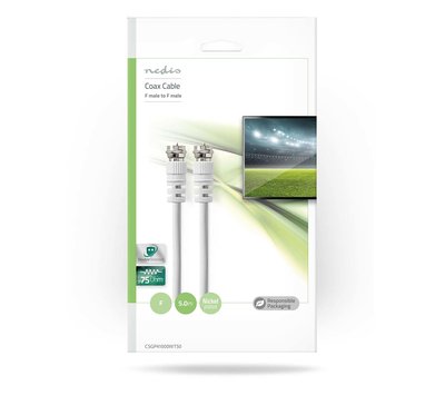 Antennekabel met f-connector 5m CSGL41000WT50