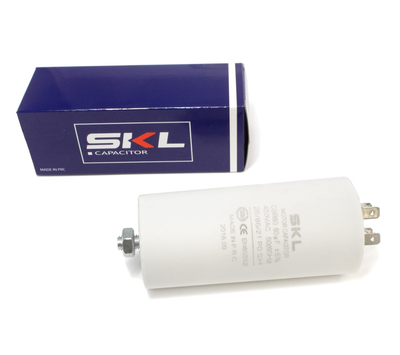 SKL condensator 60uF-450V met AMP-aansluiting