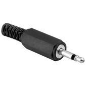 COM Jackplug 3.5mm mono soldeer