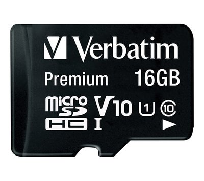 Verbatim Micro SD kaart 16GB SDHC 44082