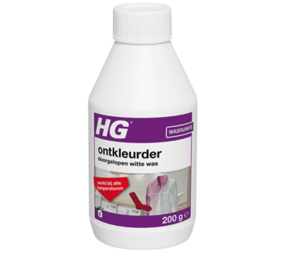 HG ontkleurder voor doorgelopen witte was 275030103