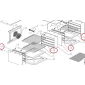 Boretti Boretti houder van fornuis A09244