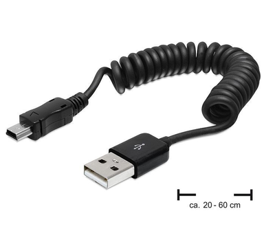 USB-A naar Mini USB-B kabel 20/60 cm 83164