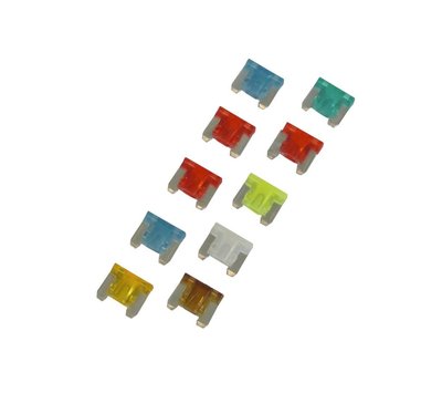 Carpoint low profile steekzekering mini assortiment 5-30A 10 Stuks