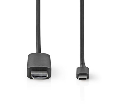 Nedis USB-C naar HDMI kabel 1m CCGP64655BK10