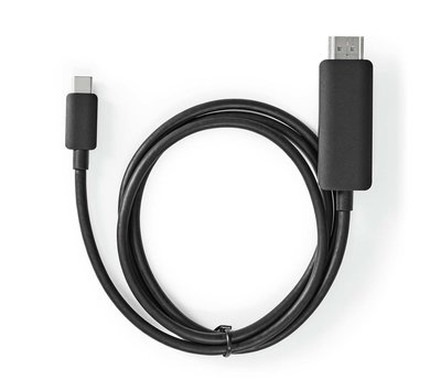 Nedis USB-C naar HDMI kabel 1m CCGP64655BK10