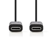 Nedis USB-C naar USB-C 1m USB 3.2 Gen 1 CCGB64700BK10