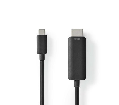 Nedis USB-C naar HDMI kabel 2m CCGB64655BK20