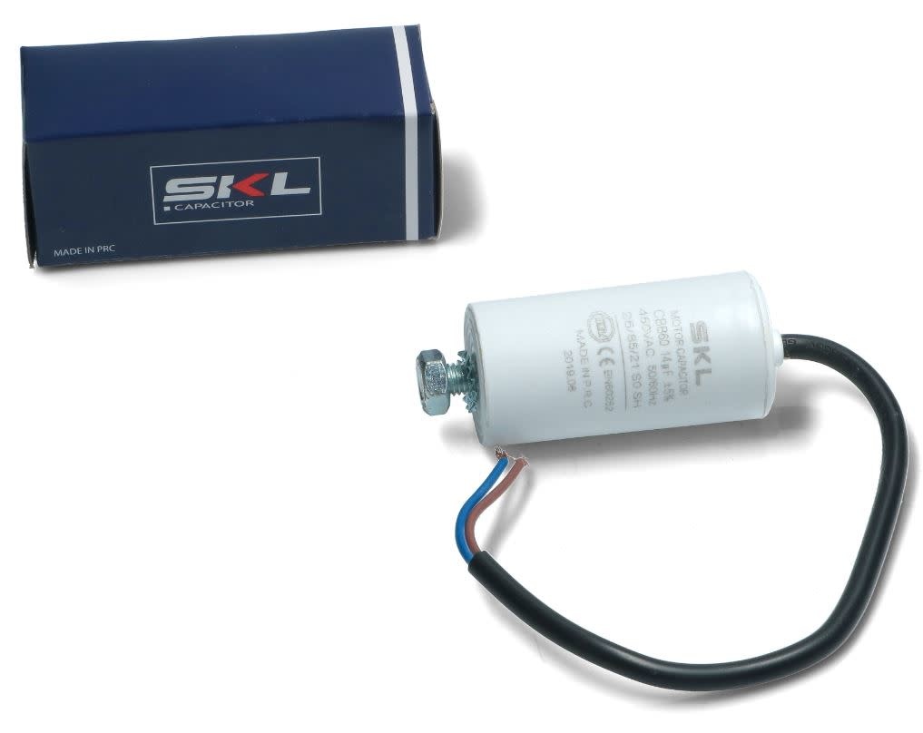 Condensateur permanent à câble 14 µf - 450V Condensateur permanent à câble 14 µf - 450V