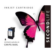 SecondLife SecondLife inktcartridge voor Canon PG560 XL zwart