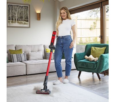 Numatic Henry Quick draadloze steelstofzuiger rood HEN100R