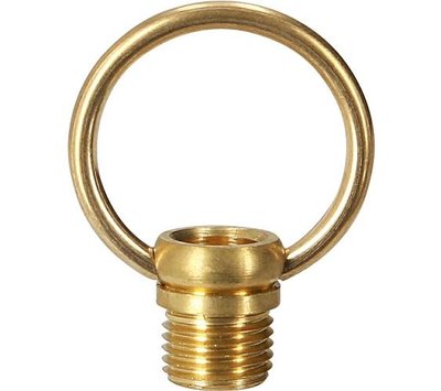 Messing ringnippel met M10 buitendraad 2625.0027.0101.3101
