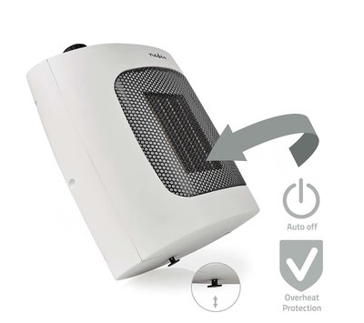 Nedis keramische ventilatorkachel HTFA18WT