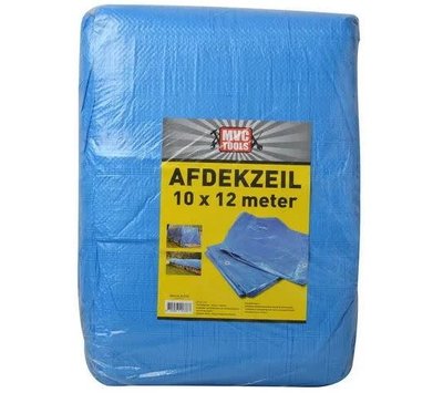 Universeel blauw afdekzeil 10x12meter 41376