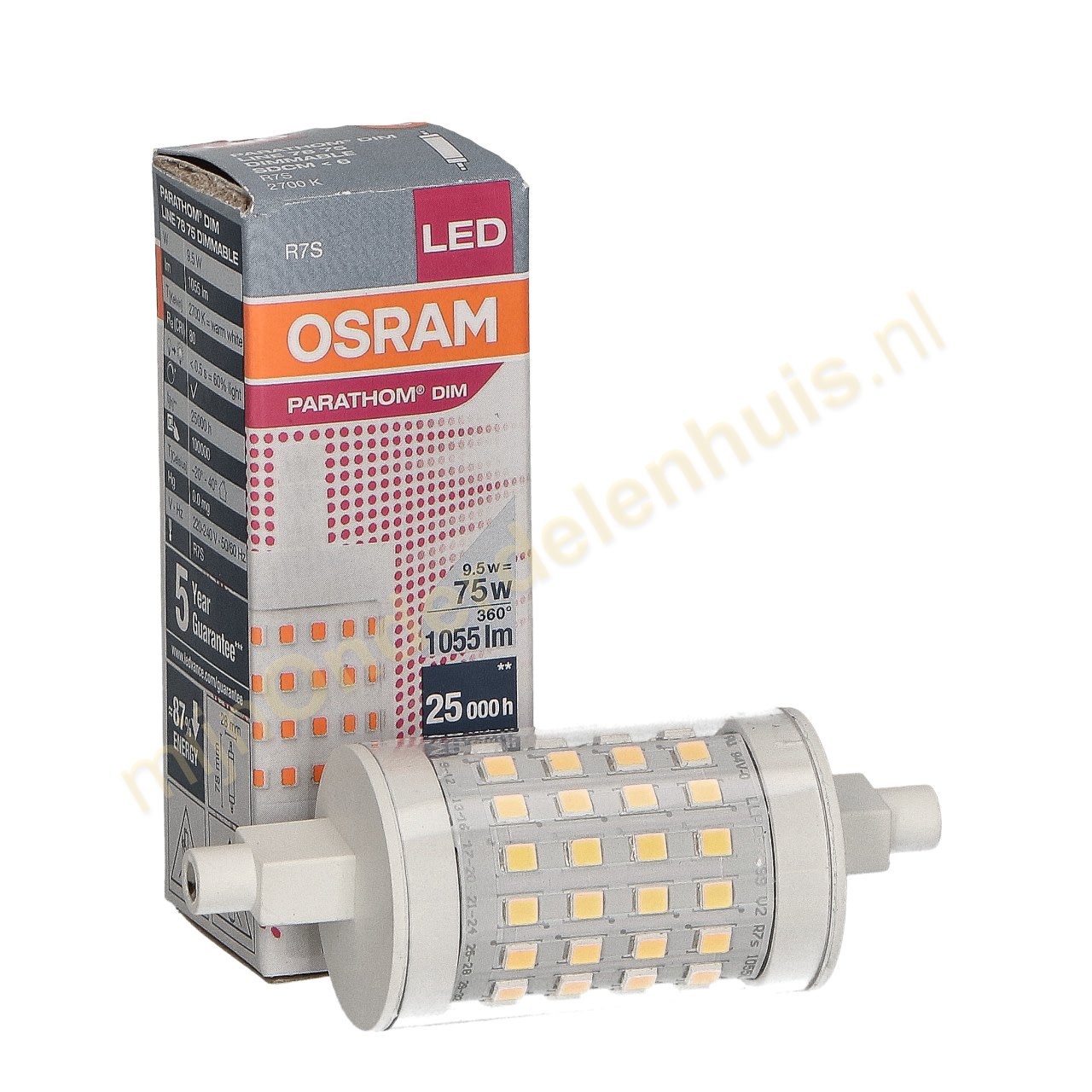 Osram LED 74,9mm R7S dimbaar -