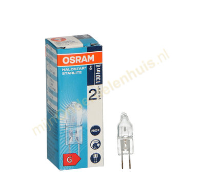 Osram halogeenlamp Halostar 12V 10W G4