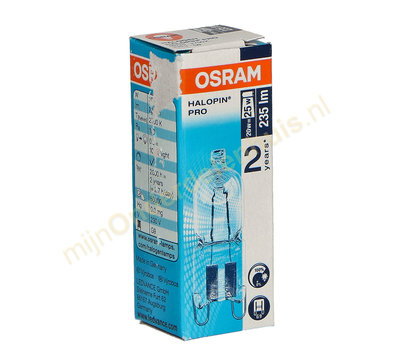 Osram halogeenlamp Halopin Pro 20/25W G9