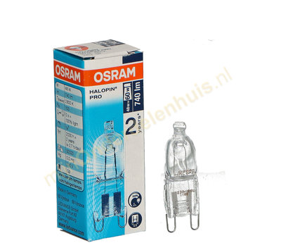 Osram halogeenlamp Halopin Pro 48/60W G9