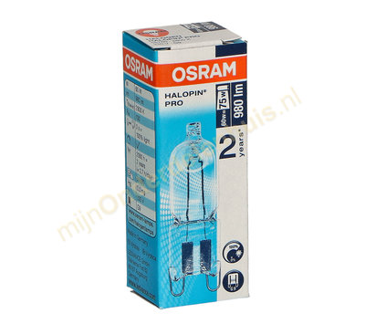 Osram halogeenlamp Halopin Pro 60/75W G9