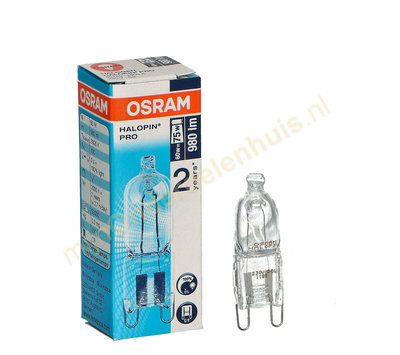 Osram halogeenlamp Halopin Pro 60/75W G9