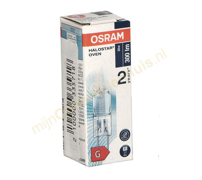 Osram Halostar ovenlamp 12V 20W G4 300°C