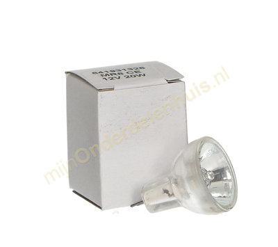 Universele halogeenlamp 12V 20W GZ4 25mm warm wit 63318