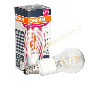 Osram LED kogellamp Classic 4,5/40W E14 dim